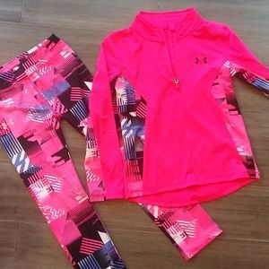 Under armour girls set